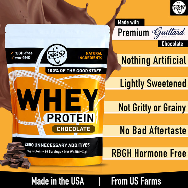 100% Whey Protein Powder - No Artificial Ingredients