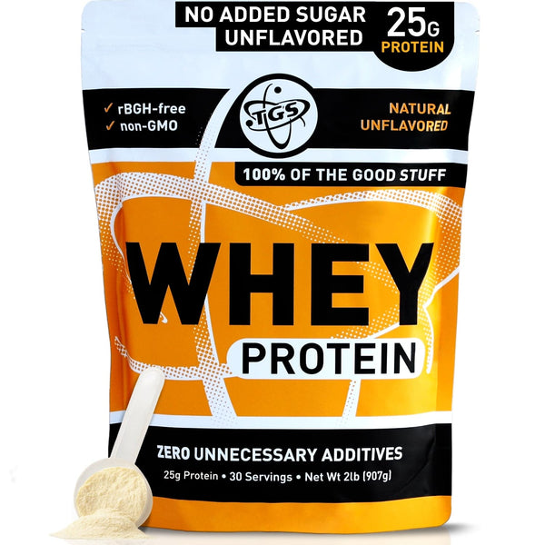 Whey protein powder with natural ingredients no artificial sweeteners preservatives growth hormones or unnecessary additives just pure whey