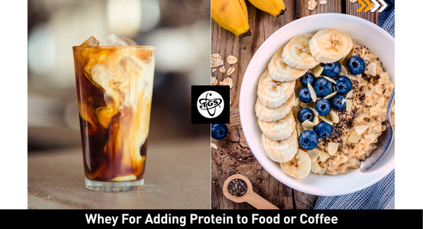 unflavored whey protein powder is useful to add protein to food and make your own protein coffee creamer